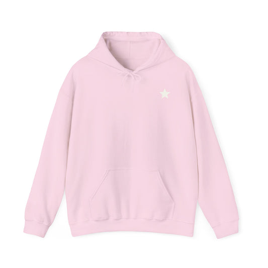 Star Print Hooded Sweatshirt