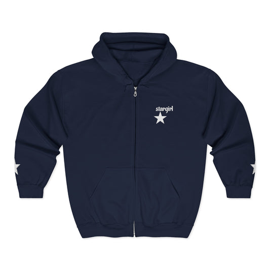 Black Star Zip Hoddie