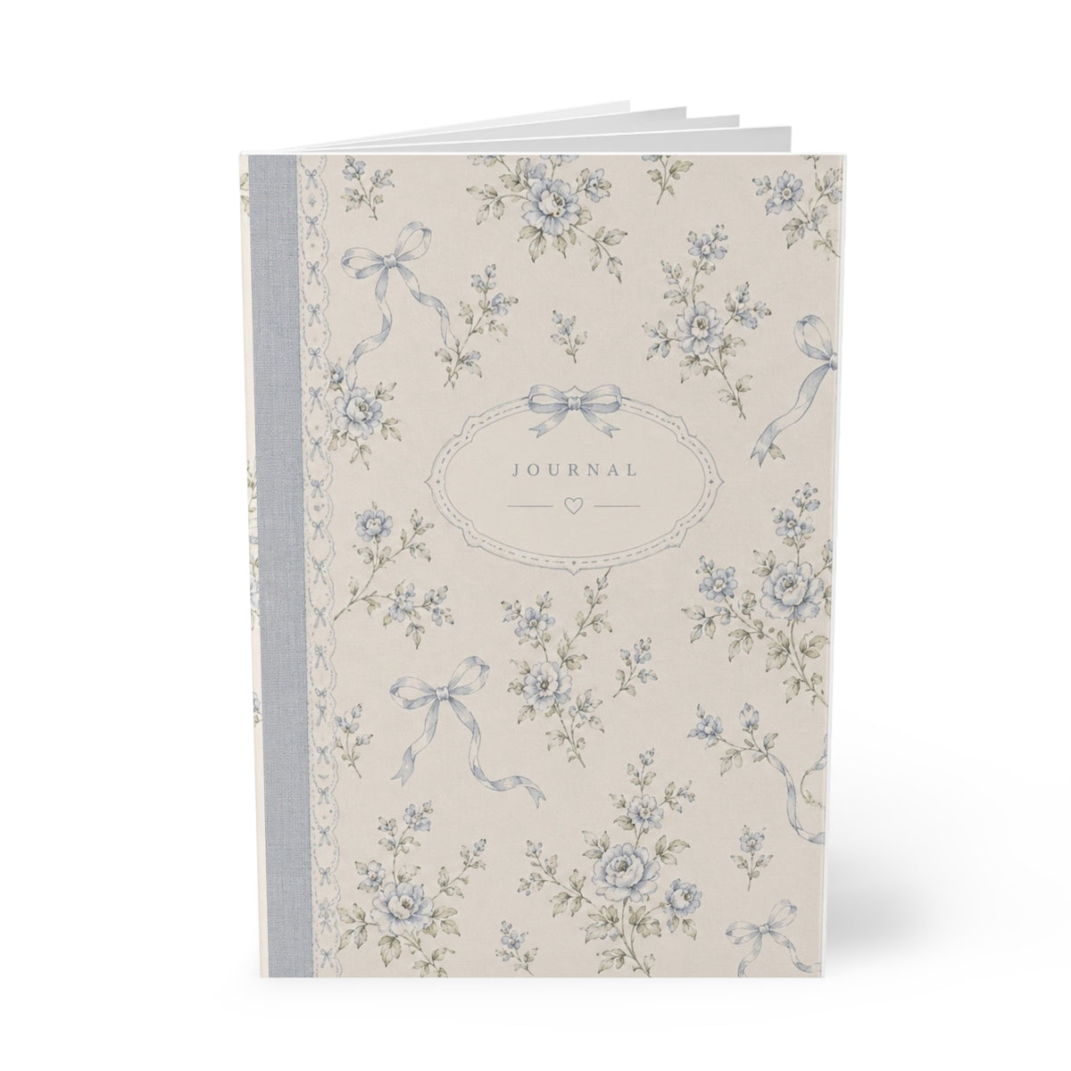 A5 Floral Journal Notebook — "Same Girl, Bigger Dreams, Brighter Days" Softcover