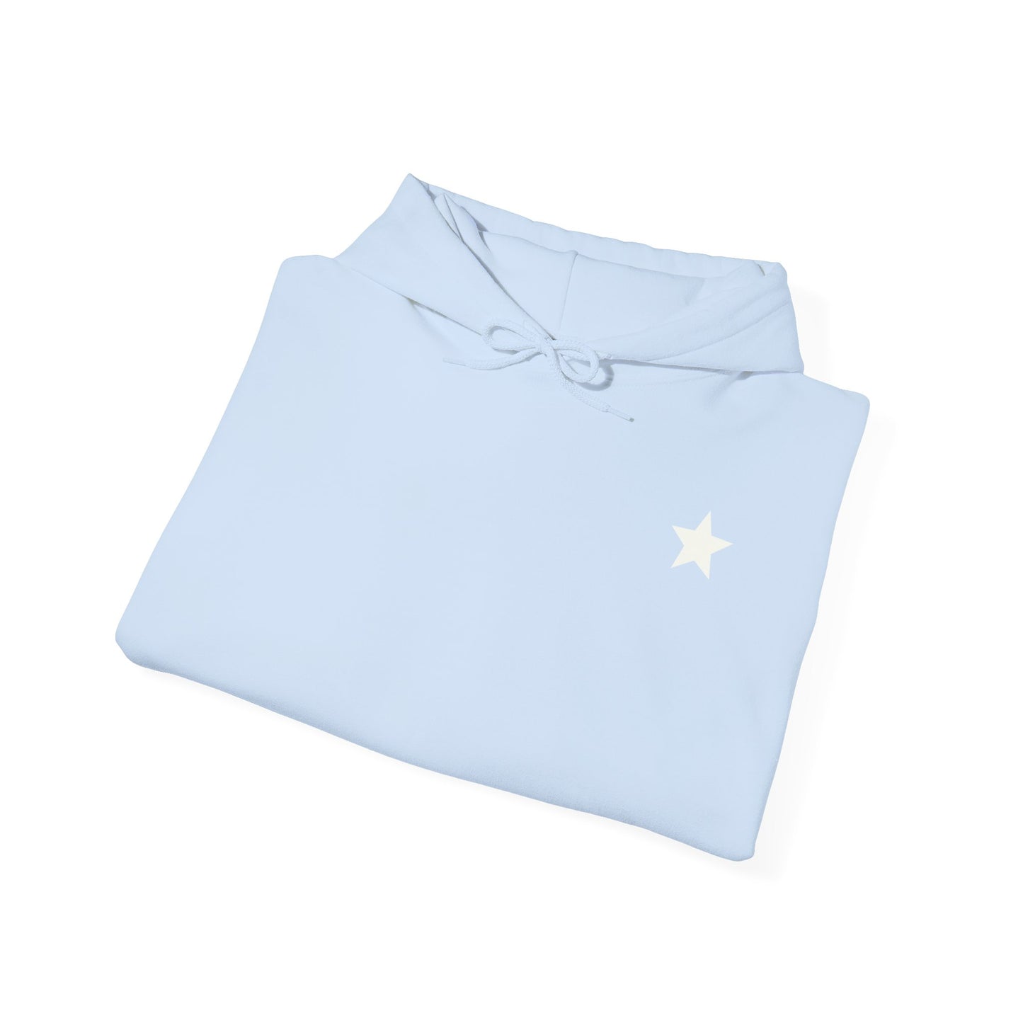 Star Print Hooded Sweatshirt