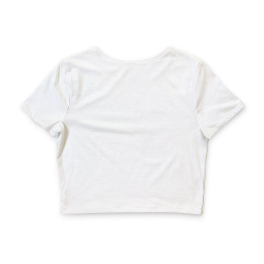 Crop Tee "small boobs big heart"