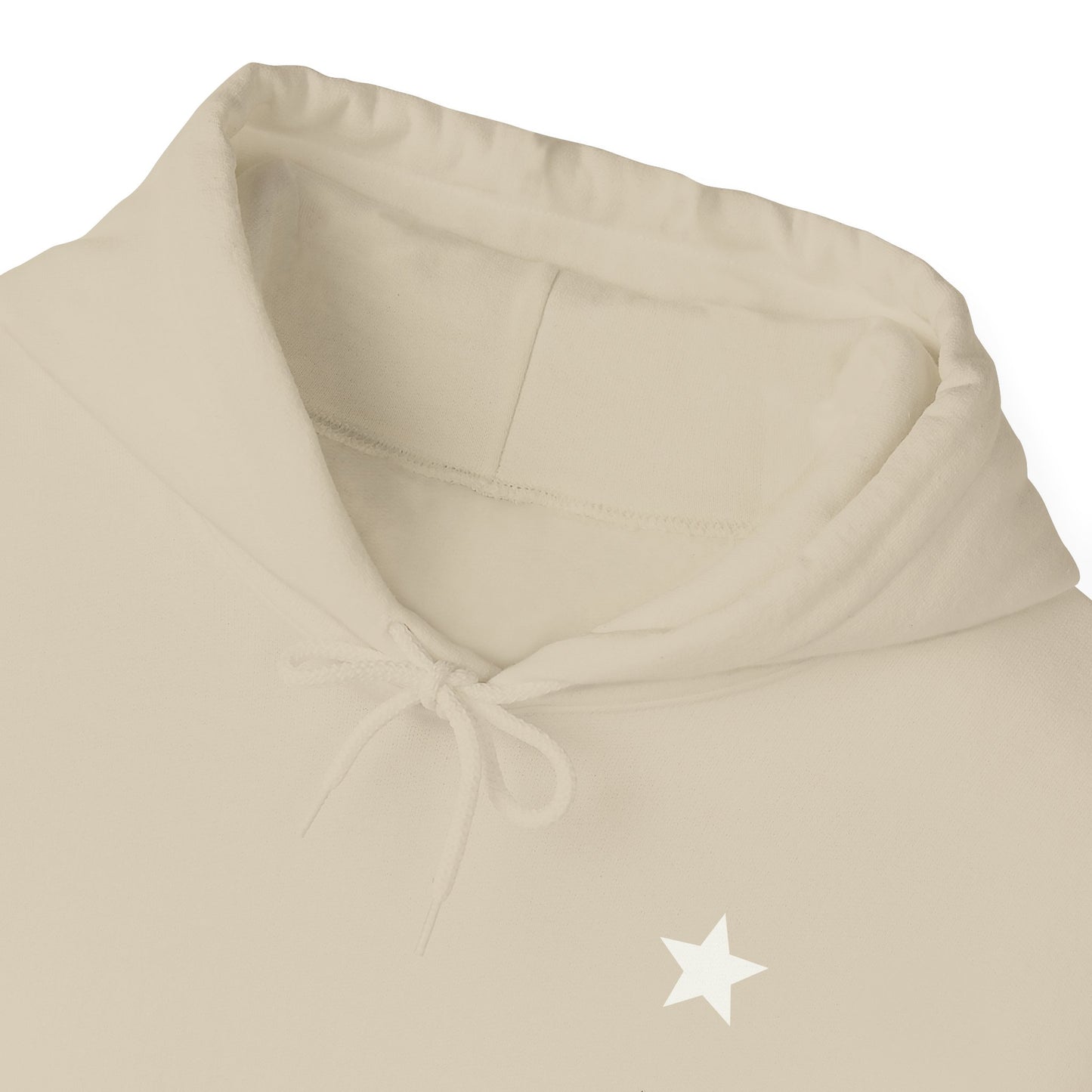 Star Print Hooded Sweatshirt