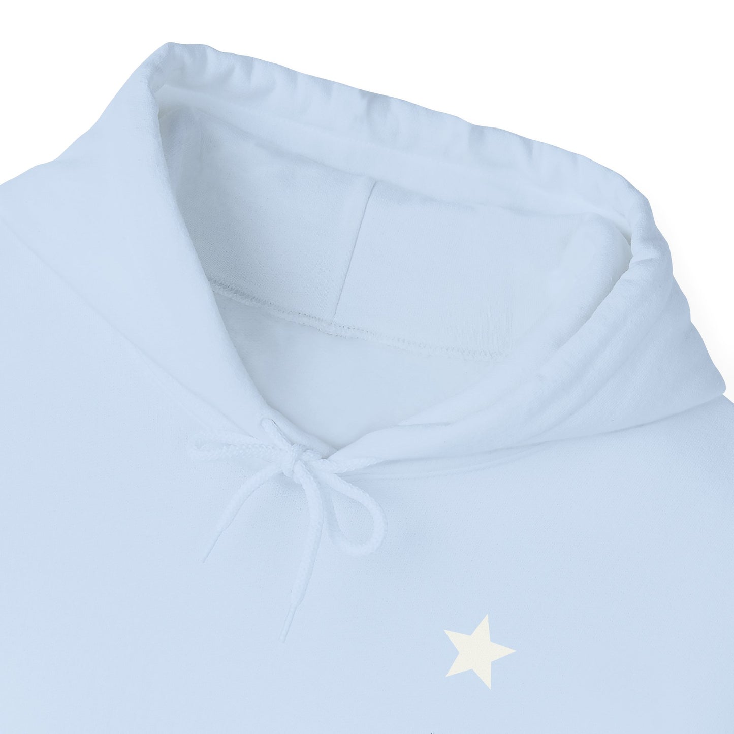 Star Print Hooded Sweatshirt