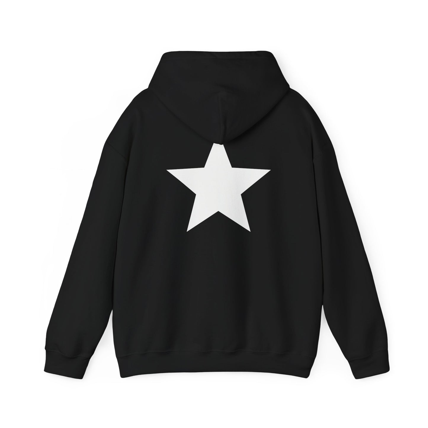Star Print Hooded Sweatshirt