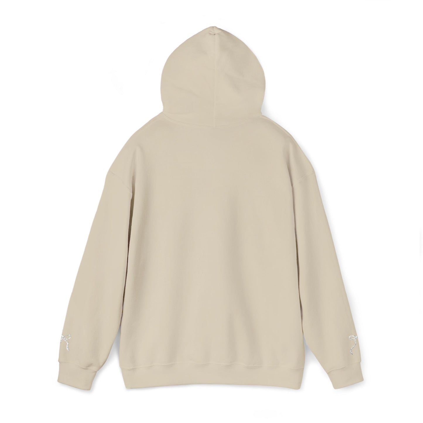 Minimal Ribbon “Calm mind” Cozy Hoodie