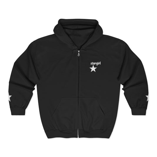 Black Star Zip Hoddie
