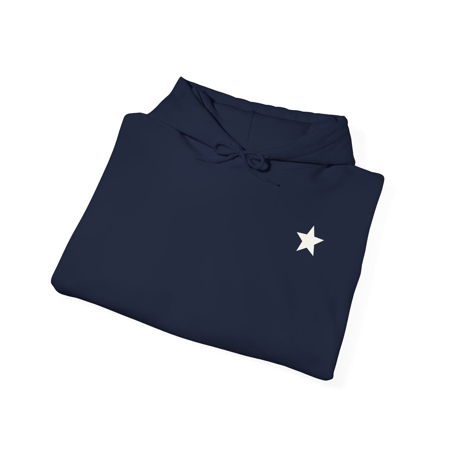Star Print Hooded Sweatshirt