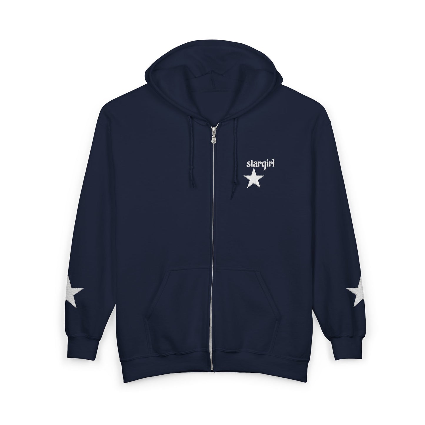 Black Star Zip Hoddie