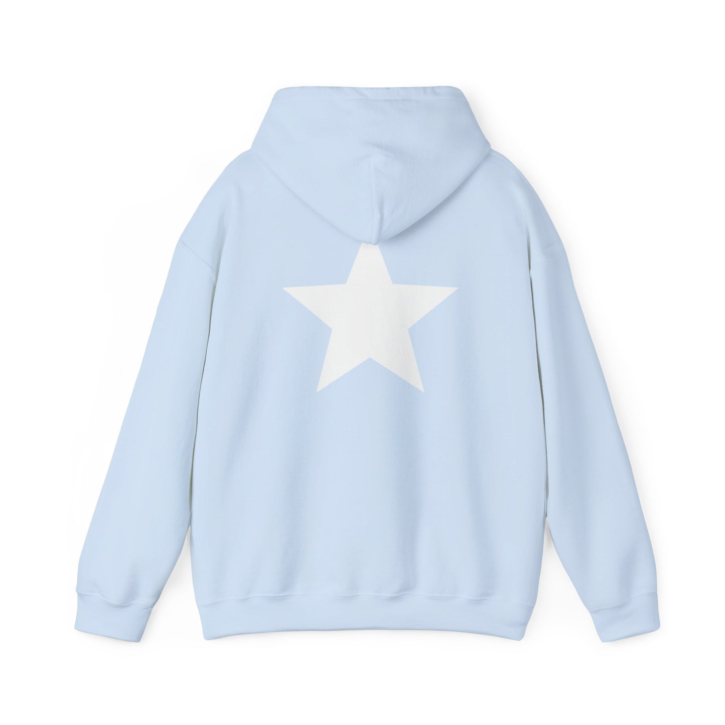 Star Print Hooded Sweatshirt