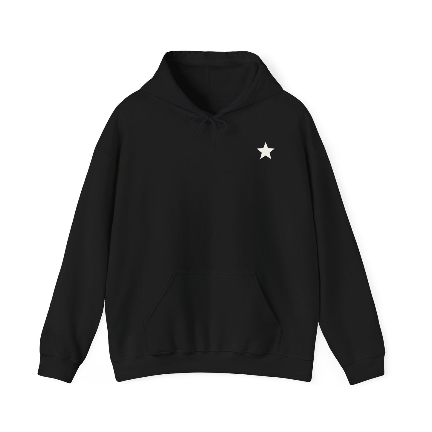 Star Print Hooded Sweatshirt