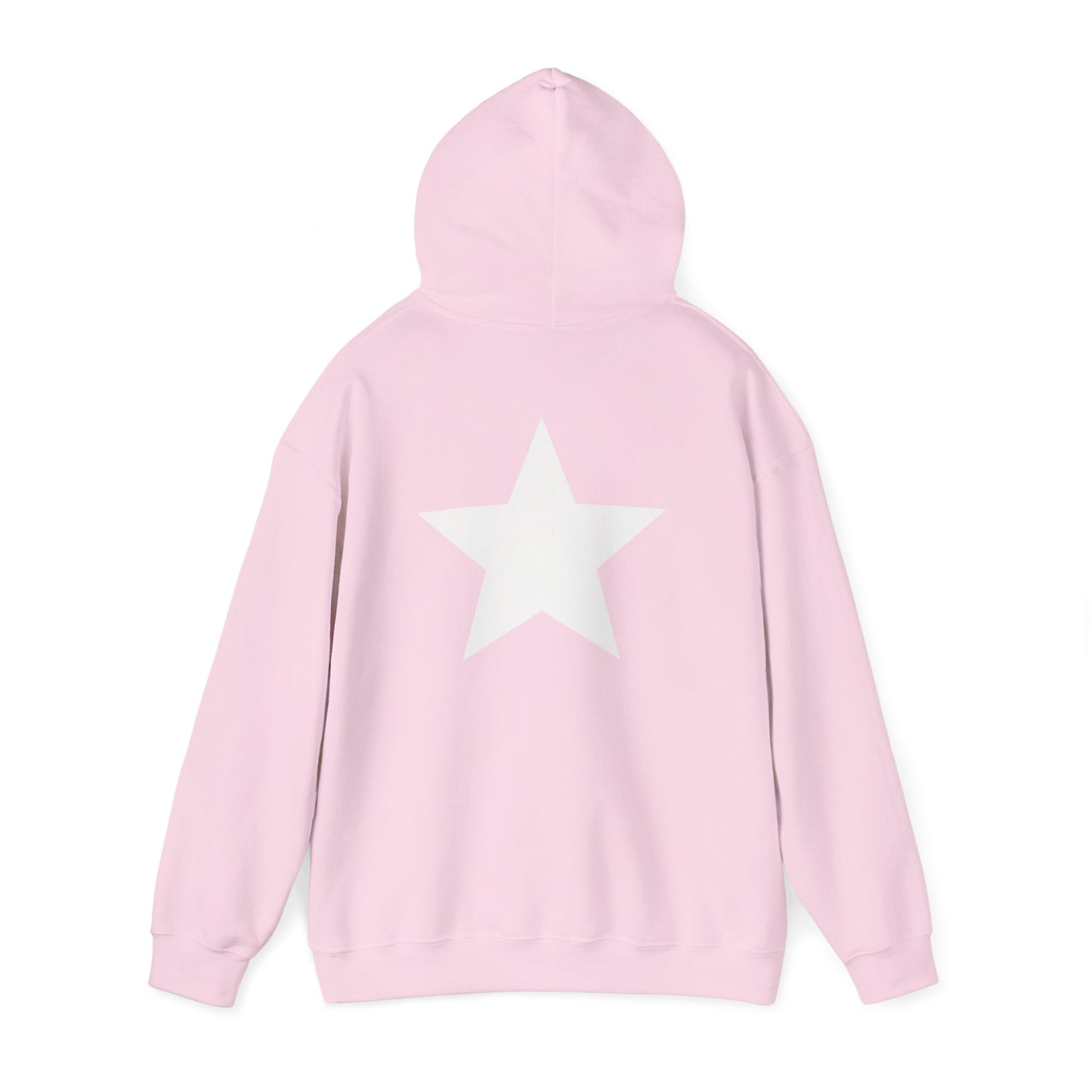 Star Print Hooded Sweatshirt