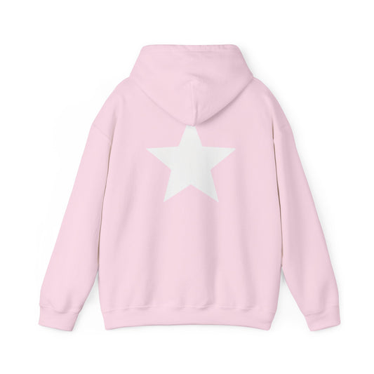 Star Print Hooded Sweatshirt