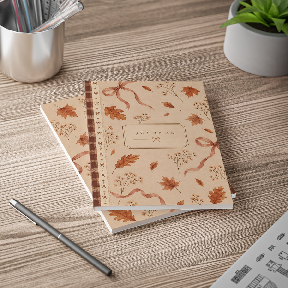 Autumn Leaves Journal — A5 Softcover Notebook