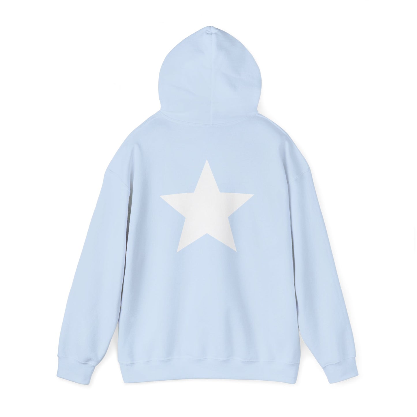 Star Print Hooded Sweatshirt