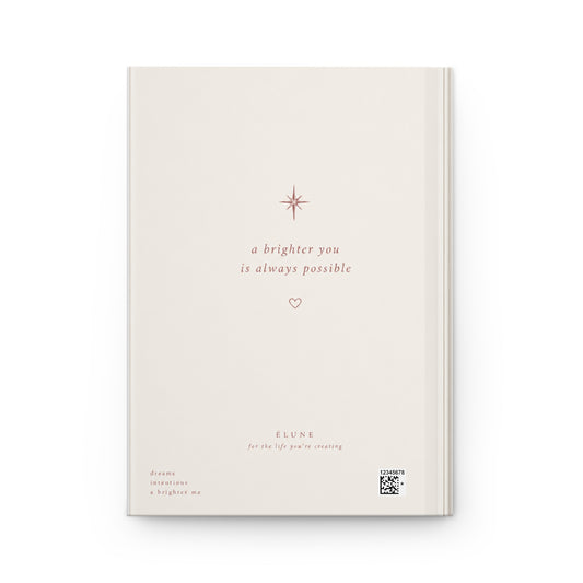 Becoming Her Hardcover Journal — Feminine Manifestation & Gratitude Notebook