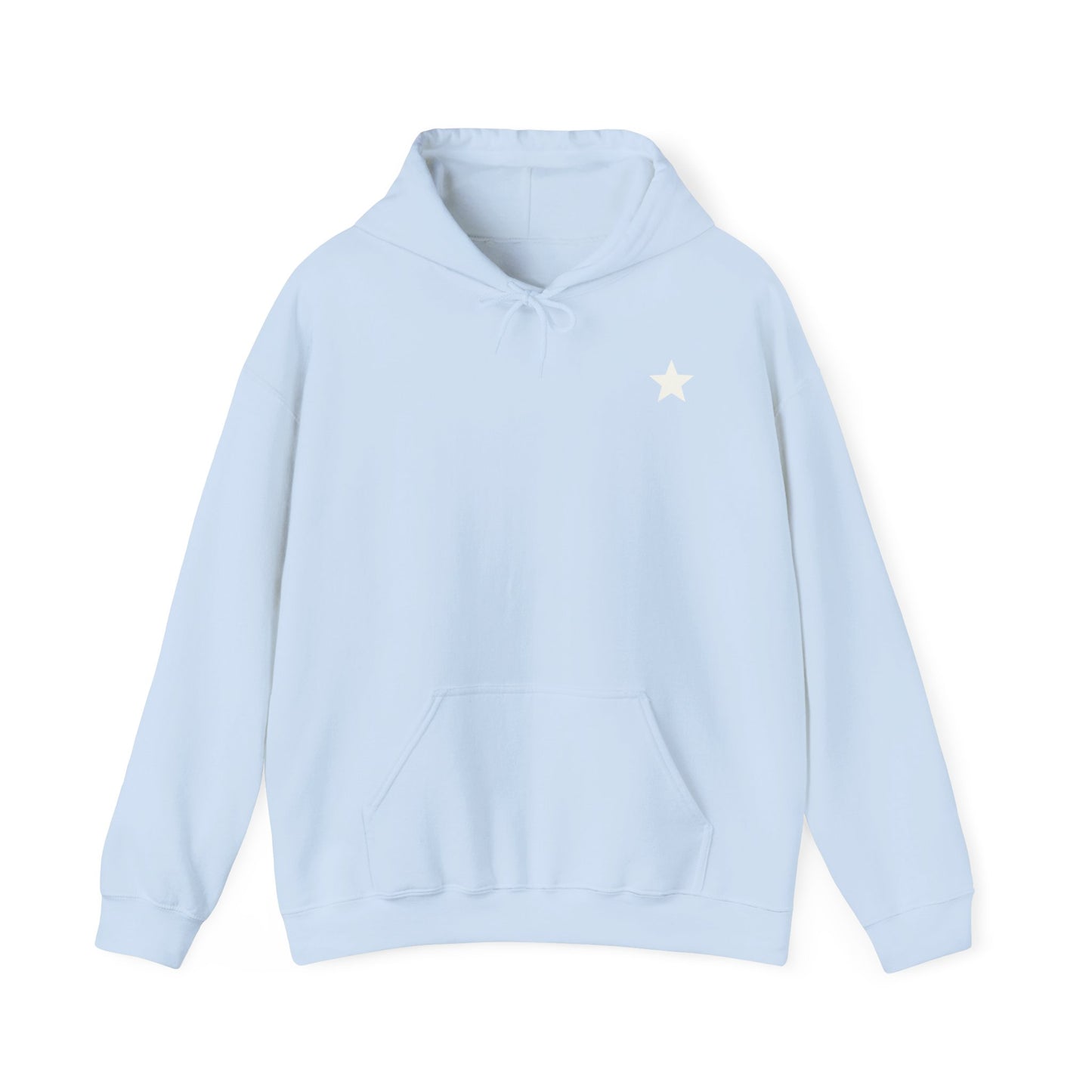 Star Print Hooded Sweatshirt