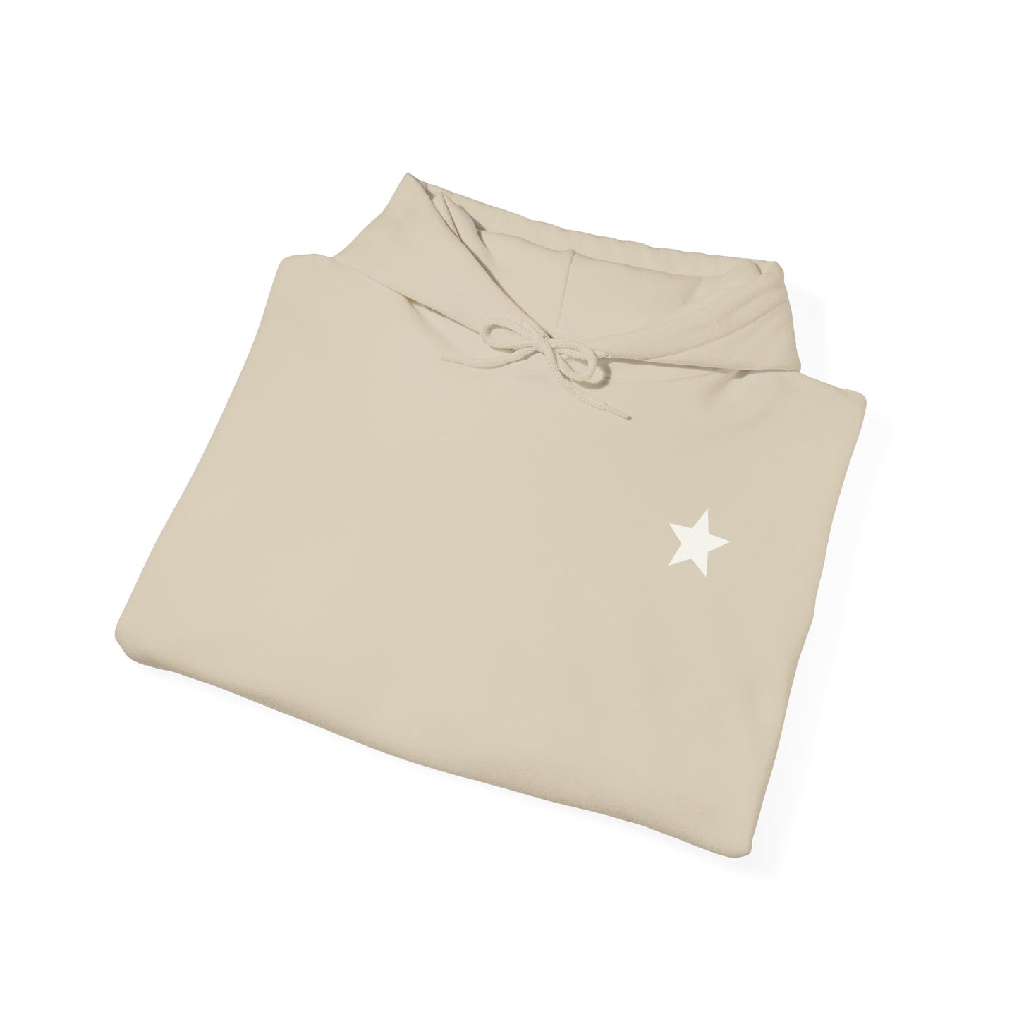 Star Print Hooded Sweatshirt