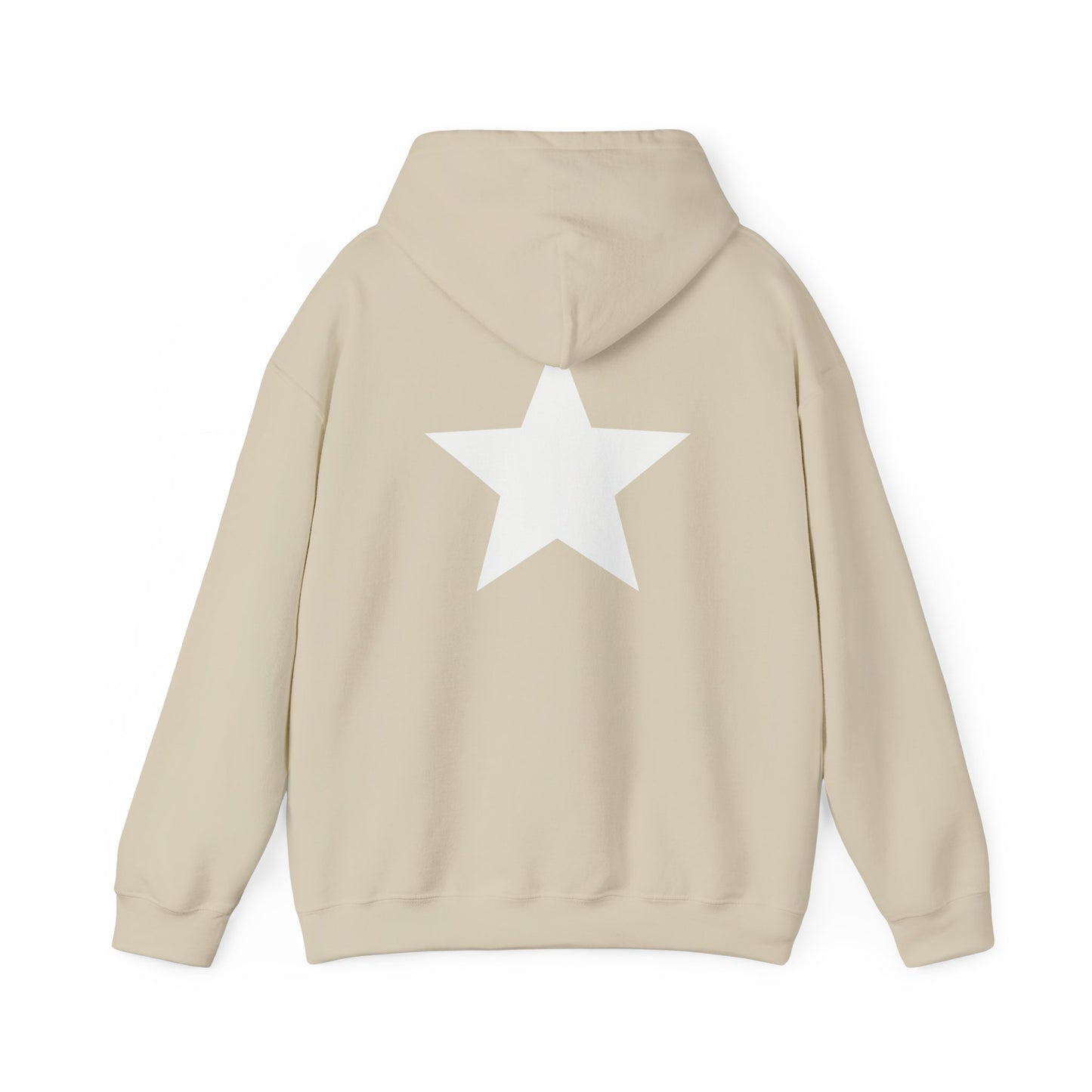 Star Print Hooded Sweatshirt