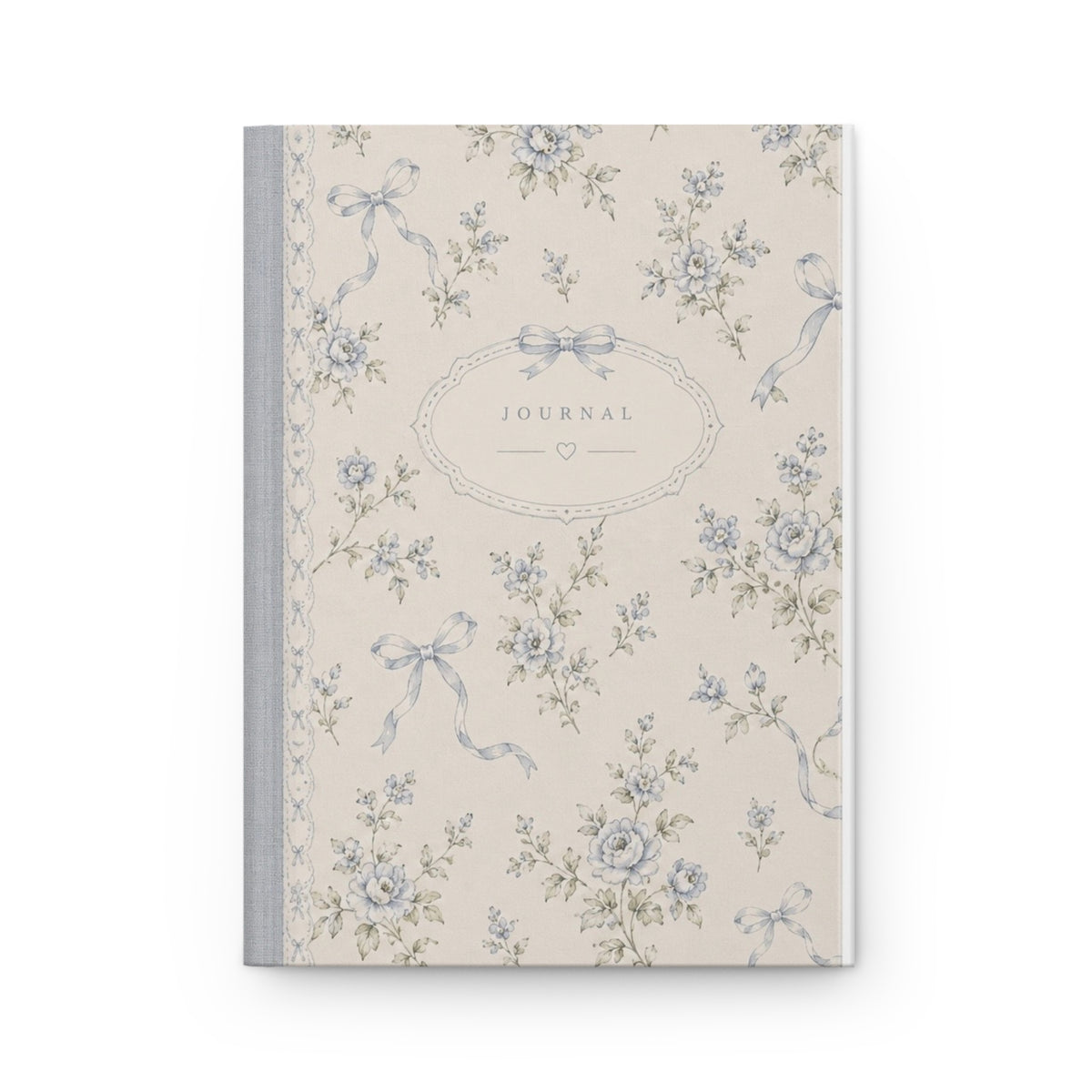 Floral Vintage Hardcover Journal — 'Same Girl, Bigger Dreams, Brighter Days' Lined Notebook