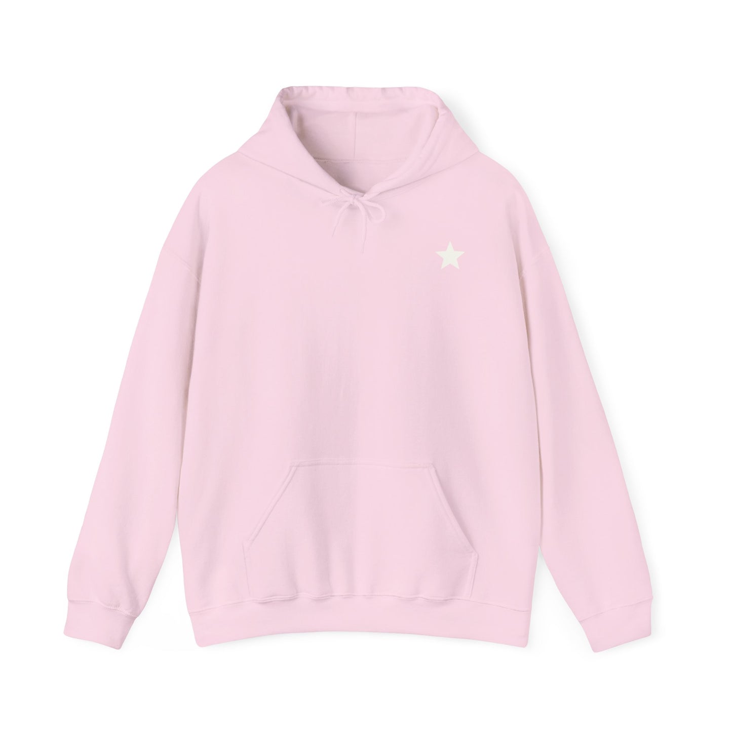 Star Print Hooded Sweatshirt