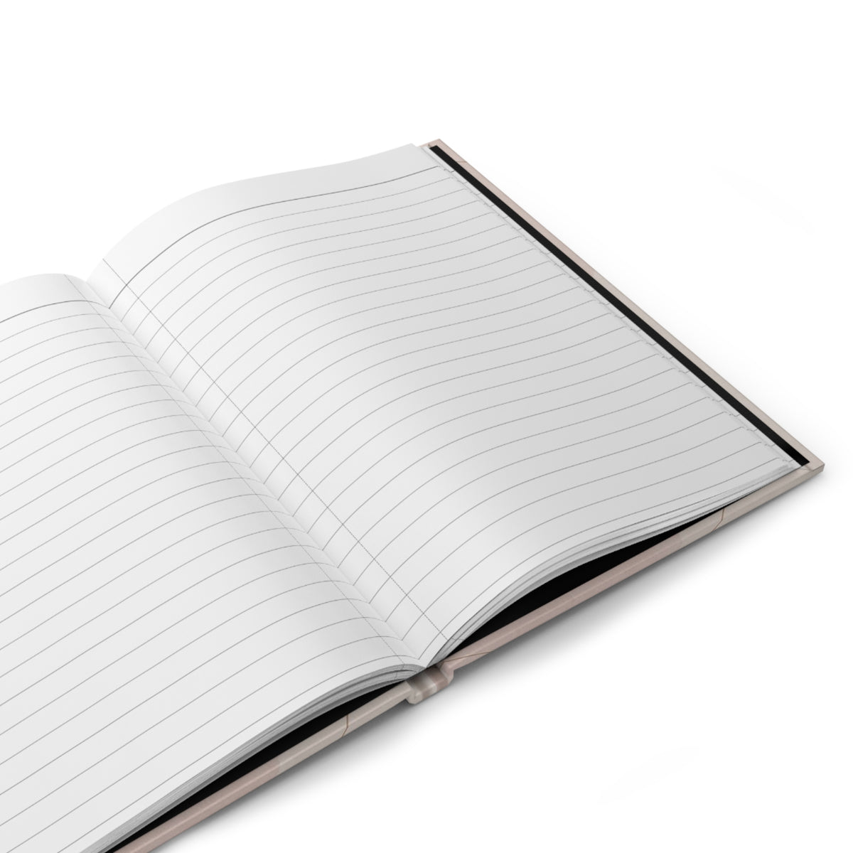 Hardcover Journal — My Daily Journal Pink Minimalist Lined Notebook for Women, Gratitude & Daily Planning